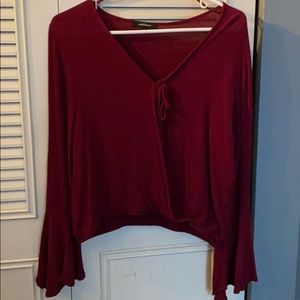 Maroon Blouse